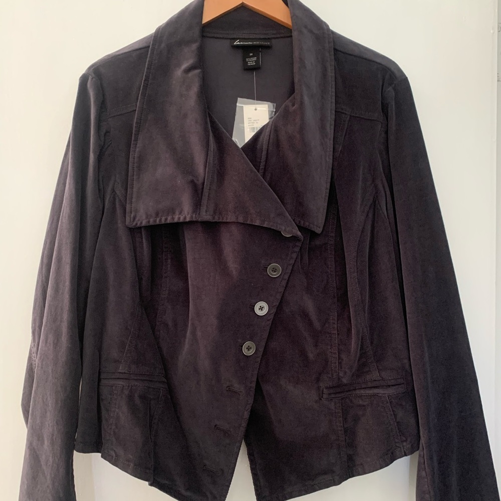 Lane Bryant cropped motorcycle jacket